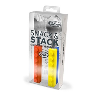 Fred and Friends Snack and Stack 儿童餐具套装