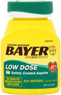 BAYER 拜耳 Baby Aspirin Regimen Low Dose 低剂量阿司匹林