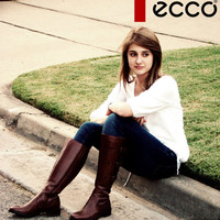 ecco 爱步 Hobart Buckle 女士霍巴特长筒靴